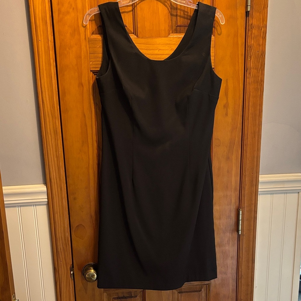 Connected Apparel Classic Black Mini Dress